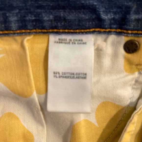 LUCKY Brand Dark Wash Jean Bermuda Shorts Size 4/27 - Picture 14 of 14